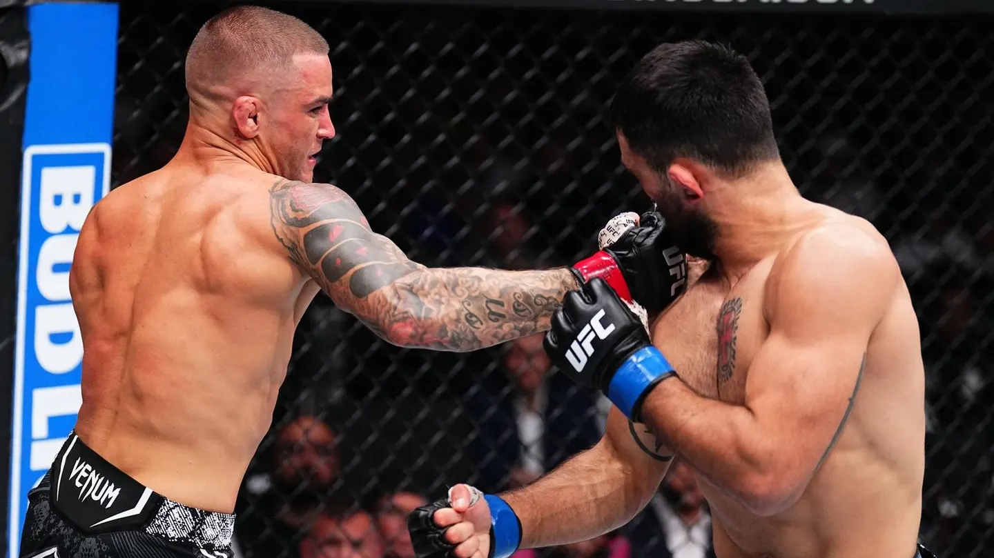 You are currently viewing Dustin Poirier at UFC 299 Resurfaces with Impressive 2nd-Round Knockout